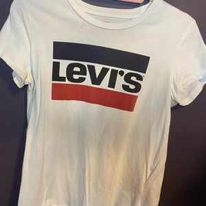 Levi’s small tee-shirt. White/Blue/Red